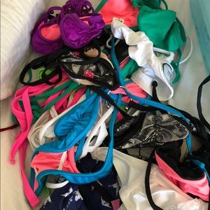 Whole bunch of bikini pieces